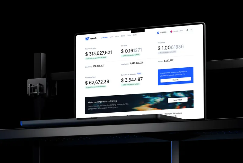 TrueFi Interface – Lending & Staking