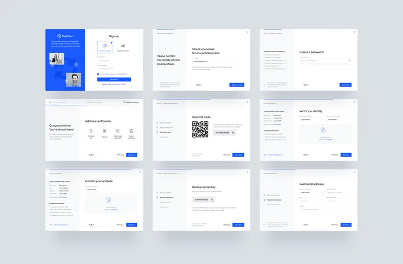 TrustToken user onboarding